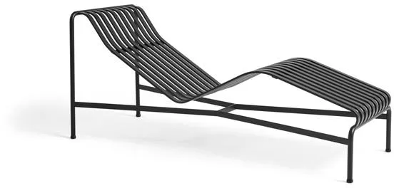 HAY Palissade Chaise Longue Antrasitt